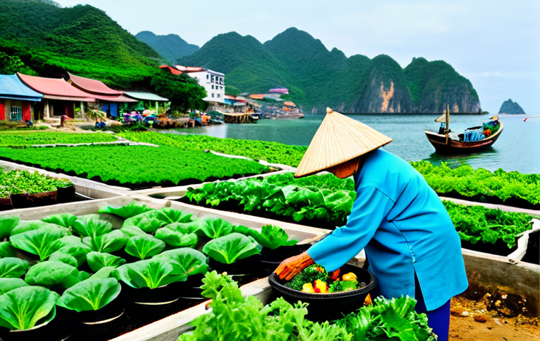 기후와 평균수명 - Healthy Living by the Coast**

"A healthy elderly Vietnamese woman, fully clothed in modest traditio...
